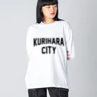 JIMOTOE Wear Local Japanの栗原市 KURIHARA CITY Big Long Sleeve T-Shirt