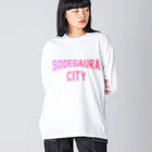 JIMOTOE Wear Local Japanの袖ケ浦市 SODEGAURA CITY Big Long Sleeve T-Shirt