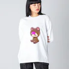 シカーヨーカドーのシカくん ビッグシルエットロングスリーブTシャツ