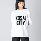 JIMOTOE Wear Local Japanの湖西市 KOSAI CITY Big Long Sleeve T-Shirt