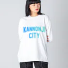 JIMOTOE Wear Local Japanの観音寺市 KANNONJI CITY Big Long Sleeve T-Shirt