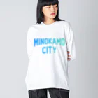 JIMOTOE Wear Local Japanの美濃加茂市 MINOKAMO CITY Big Long Sleeve T-Shirt