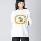 H!zakozoのCycas revoluta ビッグシルエットロングスリーブTシャツ