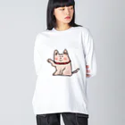 ねここショップの招き犬 Big Long Sleeve T-Shirt