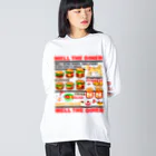 MELL MALLのダイナーメニューいろいろ Big Long Sleeve T-Shirt