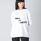 alligator_artの生まれ変わったら猫になりたい Big Long Sleeve T-Shirt