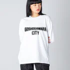 JIMOTOE Wear Local Japanの五所川原市 GOSHOGAWARA CITY ビッグシルエットロングスリーブTシャツ