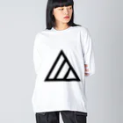 日常の漂白マーク Big Long Sleeve T-Shirt