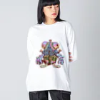 ガラクタのカメレオン怪獣 Big Long Sleeve T-Shirt