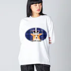 犬グッズの店しえるぶるーのロイヤルコーギー Big Long Sleeve T-Shirt