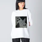 煮干し/Sardinaの堕天〜Fallen angel〜 Big Long Sleeve T-Shirt