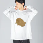 かまぼこのじゃが虫くん ビッグシルエットロングスリーブTシャツ