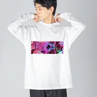 strangeのサイバーピンク Big Long Sleeve T-Shirt