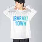 JIMOTO Wear Local Japanの茨城町 IBARAKI TOWN ビッグシルエットロングスリーブTシャツ