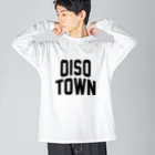 JIMOTOE Wear Local Japanの大磯町 OISO TOWN ビッグシルエットロングスリーブTシャツ