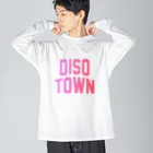 JIMOTOE Wear Local Japanの大磯町 OISO TOWN ビッグシルエットロングスリーブTシャツ