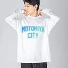 JIMOTOE Wear Local Japanの本宮市 MOTOMIYA CITY Big Long Sleeve T-Shirt