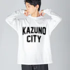 JIMOTOE Wear Local Japanの鹿角市 KAZUNO CITY Big Long Sleeve T-Shirt