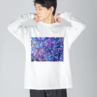 Laugh Rain Laboのmystic bloom. ビッグシルエットロングスリーブTシャツ