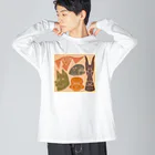 boo-banaのワンワンズ ビッグシルエットロングスリーブTシャツ