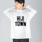 JIMOTOE Wear Local Japanの日出町 HIJI TOWN ビッグシルエットロングスリーブTシャツ