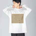 下田村の高級手漉き和紙 Big Long Sleeve T-Shirt