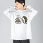 イラスト MONYAAT のとげとげ　はりさし** ビッグシルエットロングスリーブTシャツ