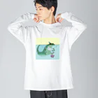 べーぐるおのイラストグッズのランチダイル Big Long Sleeve T-Shirt