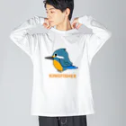 chicodeza by suzuriのカワセミ部 Big Long Sleeve T-Shirt