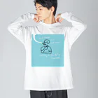yu  design ユウスケナカガワのsmorking boy Big Long Sleeve T-Shirt