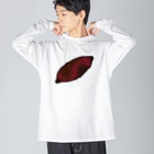 脂身通信Ｚの【両面プリント】のぼり旗♪焼きいも1911 Big Long Sleeve T-Shirt