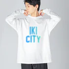 JIMOTOE Wear Local Japanの壱岐市 IKI CITY Big Long Sleeve T-Shirt