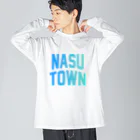 JIMOTOE Wear Local Japanの那須町 NASU TOWN ビッグシルエットロングスリーブTシャツ