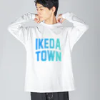 JIMOTOE Wear Local Japanの池田町 IKEDA TOWN ビッグシルエットロングスリーブTシャツ