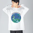 MAKI IRIE shopのNIGHT ON THE PLANET   ビッグシルエットロングスリーブTシャツ