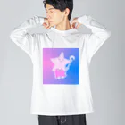 さきまるらんどの星しゃん⭐︎ ビッグシルエットロングスリーブTシャツ