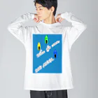 おっくんのふざけた服屋さんのボートレース　大穴 Big Long Sleeve T-Shirt