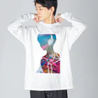 アート工房　甘月蝕(kanngesshoku)『TAaKA』のストアのCandy  ShowerR04 ～DDEPARTURES～ ビッグシルエットロングスリーブTシャツ