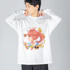 この世の終わりみてぇな浅葱共のグッズ持ち寄り集会場。の乃木悠里 round Big Long Sleeve T-Shirt