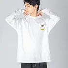 greetenのはりねずみ癒しアニマル Big Long Sleeve T-Shirt