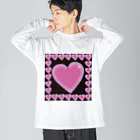 Drecome_Designの【沢山囲まれて】heart harem【逃げ場無し】 Big Long Sleeve T-Shirt