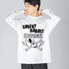 CHEEKY RABBITのサツマニアン01_CheekyRabbit_爆音炸裂 Big Long Sleeve T-Shirt