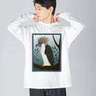 Sea of Grassの遠くを見るフィリピンワシ Big Long Sleeve T-Shirt