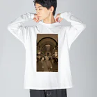 nrmhbのサイゴン中央郵便局 Big Long Sleeve T-Shirt