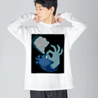 AppleS Headの物理的ハートブレイク Big Long Sleeve T-Shirt