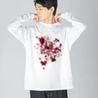 ユメデマデの赤い血 ビッグシルエットロングスリーブTシャツ