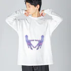 空歩く人々の手3 Big Long Sleeve T-Shirt