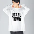 JIMOTOE Wear Local Japanの宇多津町 UTAZU TOWN ビッグシルエットロングスリーブTシャツ