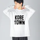 JIMOTOE Wear Local Japanの神戸町 GODO TOWN ビッグシルエットロングスリーブTシャツ
