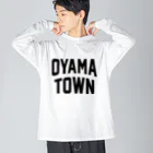 JIMOTOE Wear Local Japanの小山町市 OYAMA CITY ビッグシルエットロングスリーブTシャツ